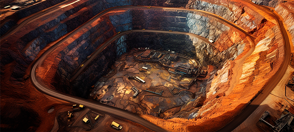 Volume measurement of mining